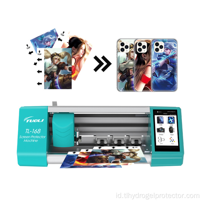 Penjualan panas mesin pemotong pelindung hidrogel TPU pintar